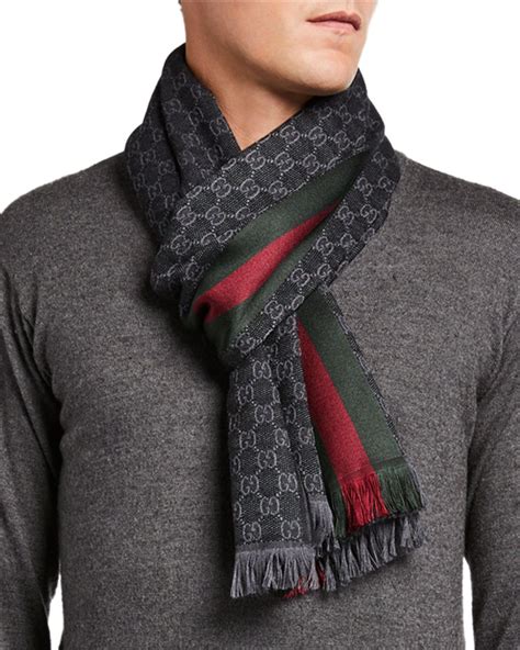 gucci mens scarves|luxury scarf for men.